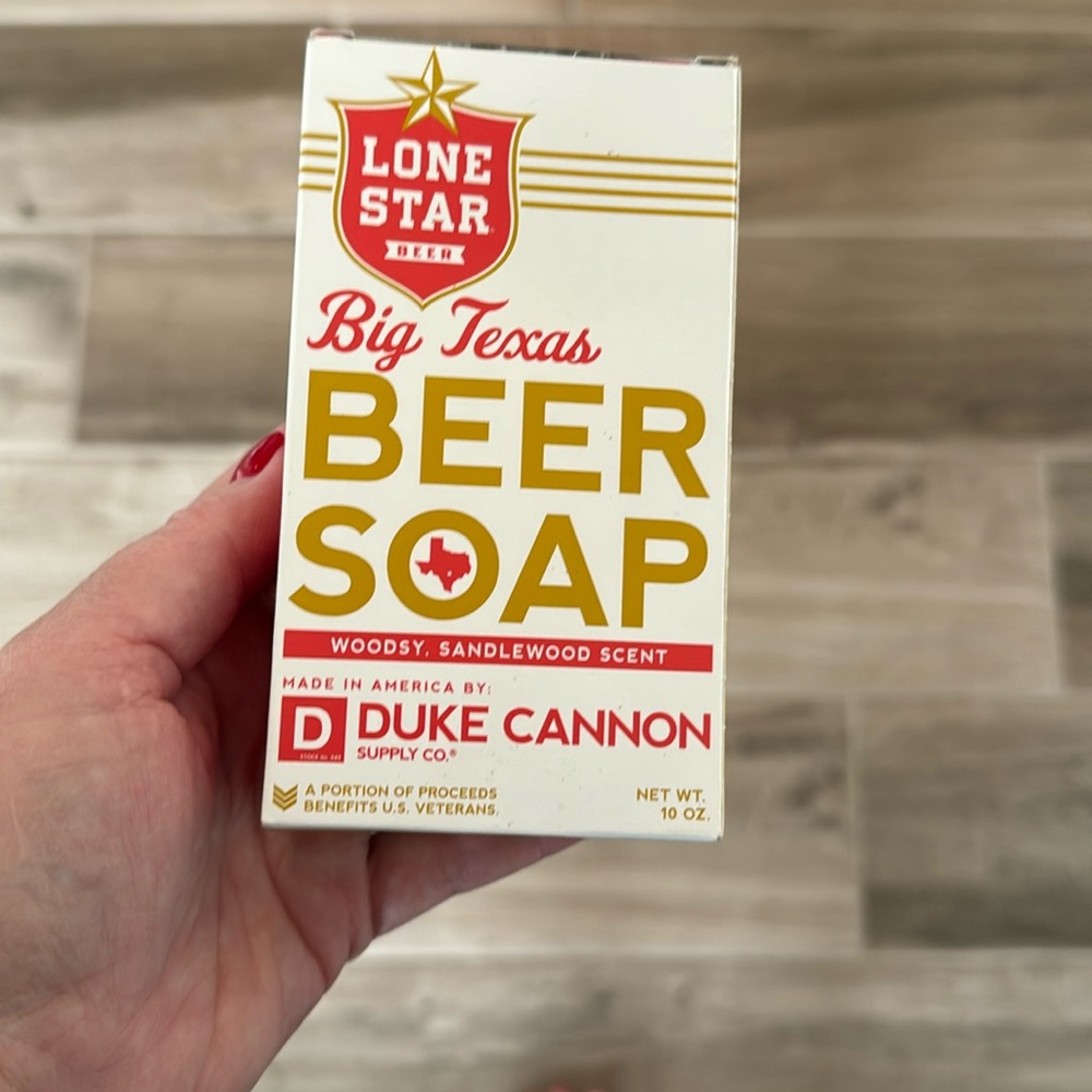 New Duke Cannon Lone Star Beer Big Texas Beer Soap